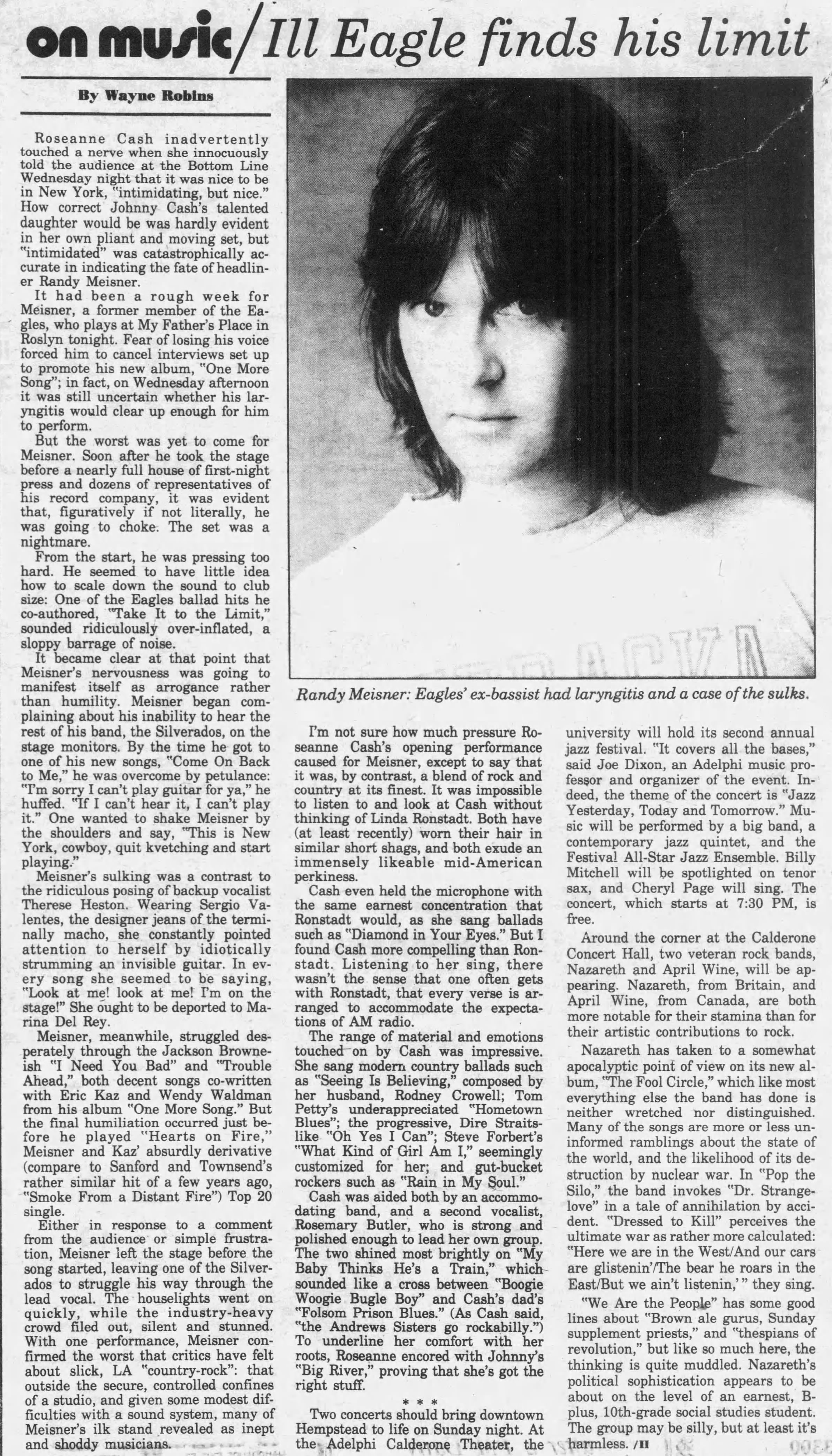 Newsday, March 13, 1981